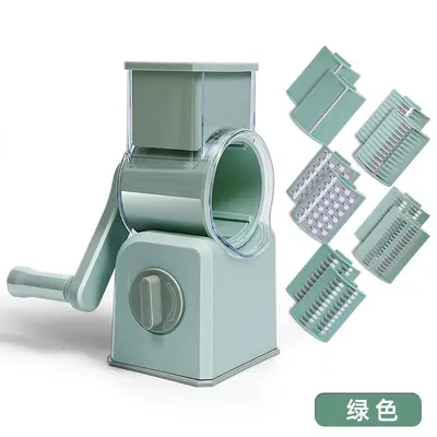 多功能厨房切菜器胡萝卜土豆擦丝器黄瓜切片机滚筒切菜神器刨丝器 - 7