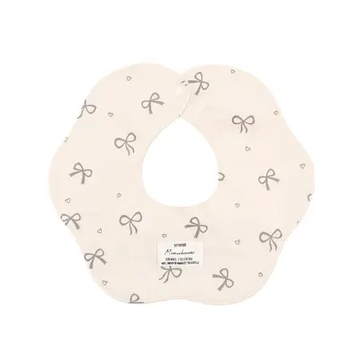 Waterproof Thin Baby Bib, 360-Degree Petal Design - 11