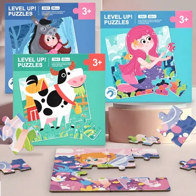 Magnetic Puzzle Educational Toy for Children Aged 3-6