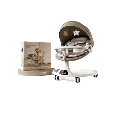 Multifunctional Electric Baby Rocking Chair for Newborns, Bluetooth