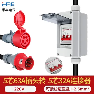 Waterproof Industrial Plug Connector 16A/32A, 3-4-5 Pin - 4