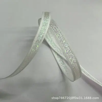 7 mm Iridescent Chiffon Ribbon with Bow Trim