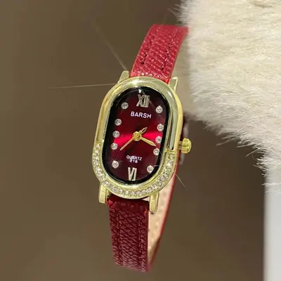 Women's watch, rectangular, rhinestone, vintage style - 13