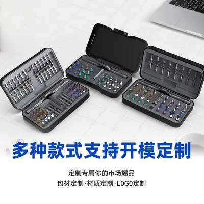 Cross-border new model multifunctional 42-in-1 ratchet screwdriver set with powerful magnetic steel tips for disassembly and repair.
