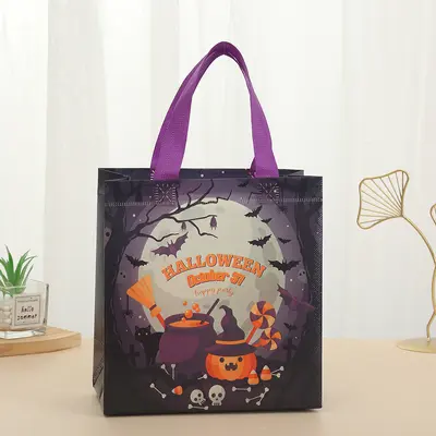 Halloween Printed Non-Woven Party Gift Bag for Candy - 8