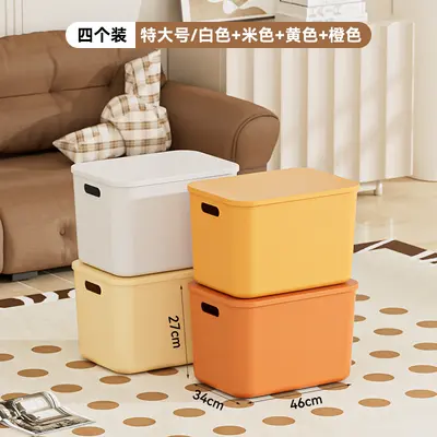 PP plastic storage box with lid, thickened, large capacity - 13