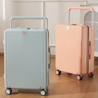 20-Inch Cabin Suitcase, Wide Wheels, Combination Lock, Lightweight - 3