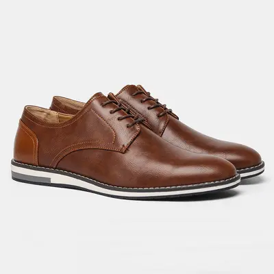 Retro Herren-Lederschuhe, poliert, große Größen, Freizeit - 7