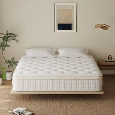 Hilton Five-Star Pocket Spring Mattress, Roll-Packed, Memory Foam and Latex