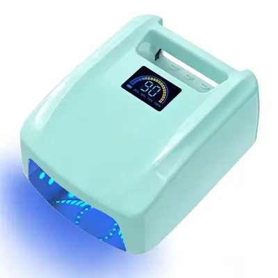 72W kablosuz UV LED tırnak lambası pembe hızlı kuruyan - 9