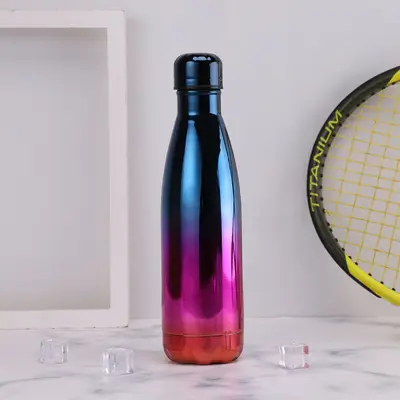 304er-Edelstahl-Isolierbecher mit Cola-Flaschenform - 9