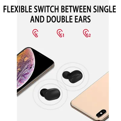 Cross-border wireless in-ear A6S Bluetooth headphones noise reduction special model headset sports single ear stereo - 5