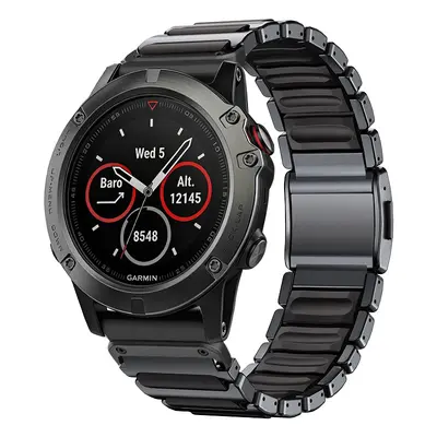 Garmin Fenix 8 uyumlu titanyum kordon, manyetik toka, 22/26 mm