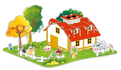 Colorful DIY 3D Puzzle Model, Children's Toy, Handmade Assembly - 11