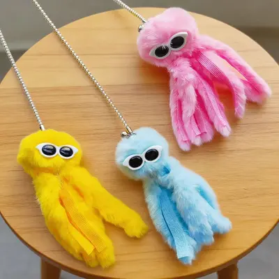 Octopus Cat Teaser Wand Toy with Bell - 5