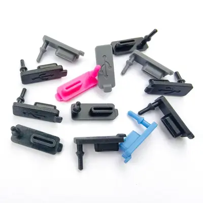 USB Type-C 6x16 silicone dust cap female port plug
