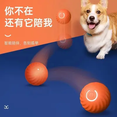 Smart Electric Bouncing Ball Interactive Cat and Dog Toy, Chew-Resistant - 5