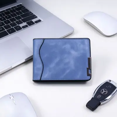 Men's Wallet, Multi-Color, Short Model, Multi-Card Slots, Business Casual - 3