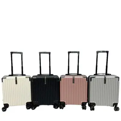 18 Inch Suitcase with Adjustable Wheels and Combination Lock - 5