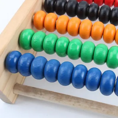 Holz-Zählrahmen Lernspielzeug für Kinder - 4