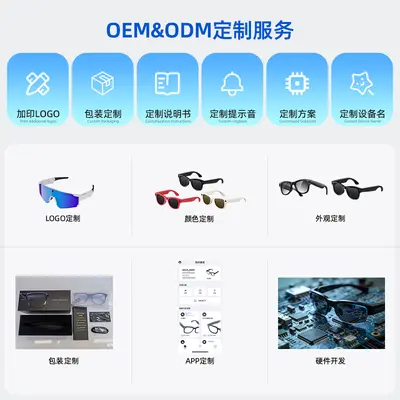 智能Ai实时翻译蓝牙眼镜耳机M95听歌打电话骑行户外实时翻译 - 5