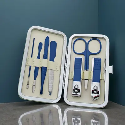 Manicure pedicure set, matcha green, 18-piece - 8