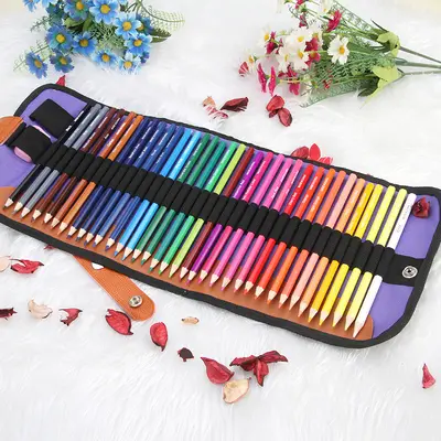 Buntstift-Set, 50 oder 72 Farben, sechseckig - 7