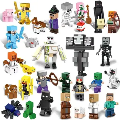 Minecraft Creeper Minifiguren-Bausteine, XL03/04