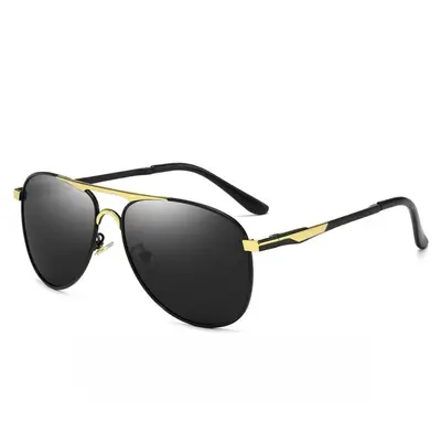 Men's Polarized Pilot Sunglasses, UV Protection, Driving and Fishing, Model 8722 - 7
