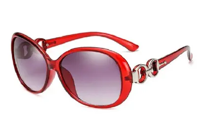 Large Frame Retro Women's Sunglasses UV Protection Round Frame - 9