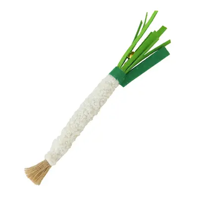 Xiduo Fish Orijinal Tasarım Ahşap Tianle Leek Kedi Kendi Kendine Eğlence Oyuncağı, Simüle Sebze, Kediler için Dayanıklı Çiğneme Oyuncağı.