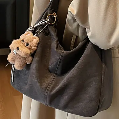 Large Capacity Women's Underarm Bag, Minimalist Single Shoulder Crossbody Bag - 4