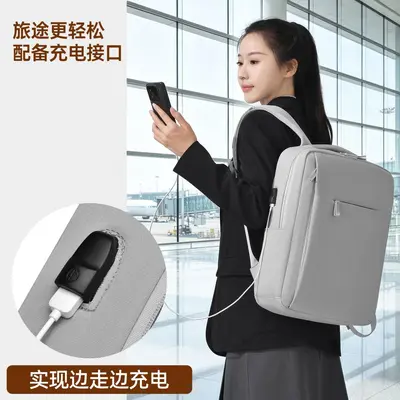 2026 Neu Herren und Damen 720 Grad Luftkissen Business 16 Zoll großer Kapazität Rucksack Studenten Laptop Rucksack Doppelschultergurt