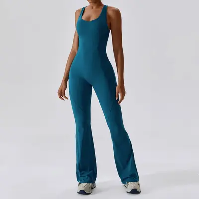 Quick-Dry Slim Yoga One-Piece, Hip-Lifting, Model 8117 - 10