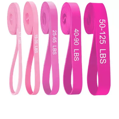 Fitness resistance bands, hip squat, yoga, purple gradient set