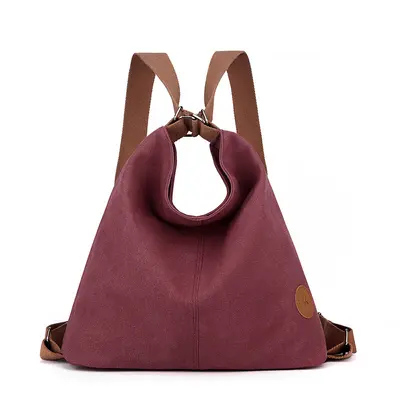 Canvas Women's Tote Bag, Large Capacity, Korean Style - 8
