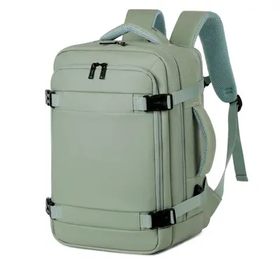 Expandable Business Backpack, Water-Resistant Laptop Bag with Air Cushion Straps - 8