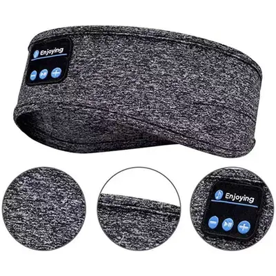 Bluetooth Sports Headband and Sleep Mask Earphones 2-in-1