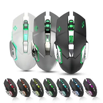 E-Sports Yeni Nesil Işın Tekerlekli Şarjlı Kablosuz Mouse Sessiz Ofis Oyun Dizüstü Bilgisayar Bluetooth Fabrika Doğrudan Satış