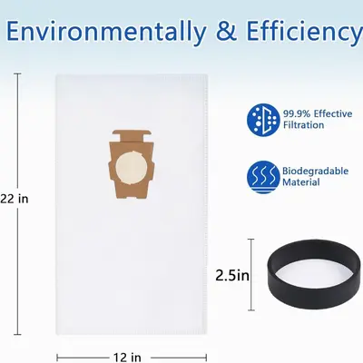 Non-Woven Dust Bags for Kirby 204811 and 204814