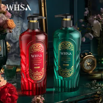 Whsa Squalan Duschgel mit Argan-Öl, erfrischend, ölkontrollierend