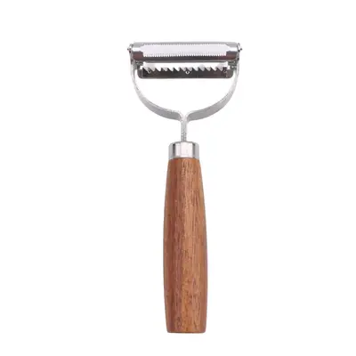 Xiangsi Wood Stainless Steel Peeler Grater Fruit Potato Vegetable Paring Knife Practical Kitchen Tool Gourd Scraper