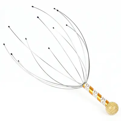 Octopus-Shaped Head Massager and Scalp Scratcher