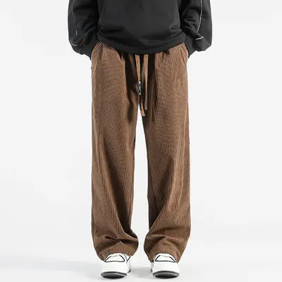 Herren-Cordhose, locker gerade, weites Bein - 6