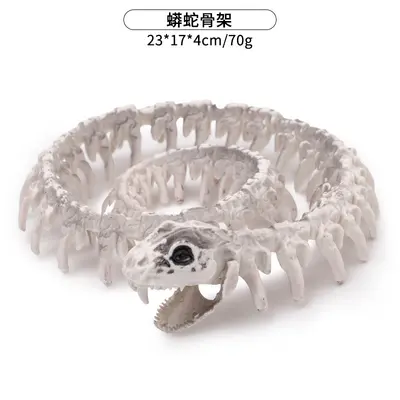 Halloween Simulated Animal Skeleton Horror Decoration Snake Skeleton - 7