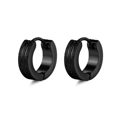 Non-piercing premium ear clips for men, fashion-forward frosted ear cuffs, trendy and unique ear accessories for men and women. - 13