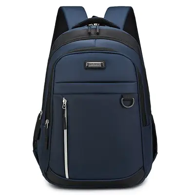 Waterproof Nylon Backpack Laptop Compartment Large Capacity - 8