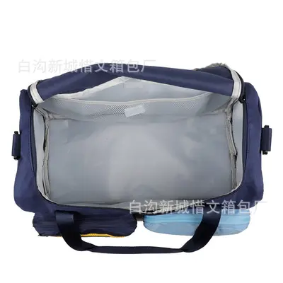 Contrast-color sports bag, lightweight, large-capacity travel luggage - 4
