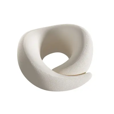 U-shaped neck support pillow for travel and office