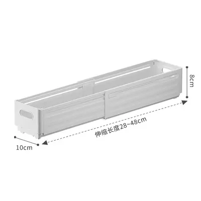Retractable storage box, Japanese-style kitchen organizer - 7